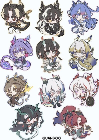 Arknights Sticker Sheet