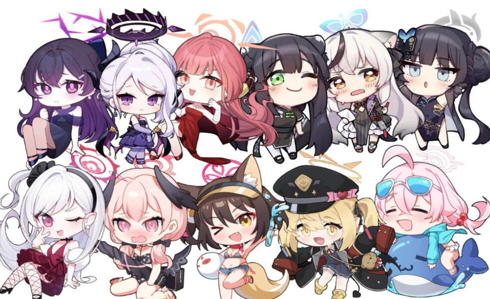 Blue Archive Charms
